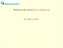 Tablet Screenshot of nfdindia.org